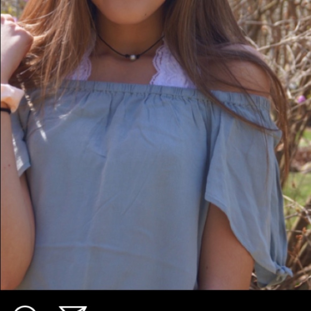 Off shoulder Top Tillys